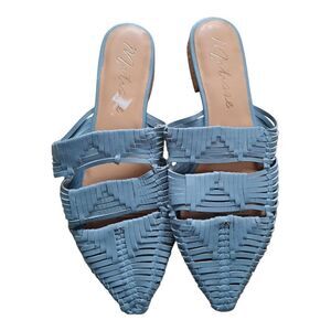 Matisse Women's Blue Woven Slip-On Shoes